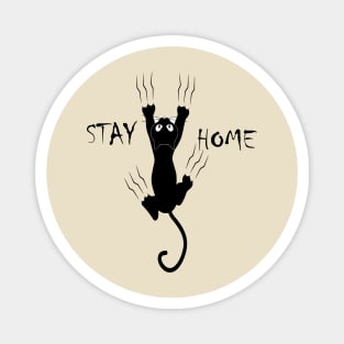 stay-home-quarantine-cat Magnet